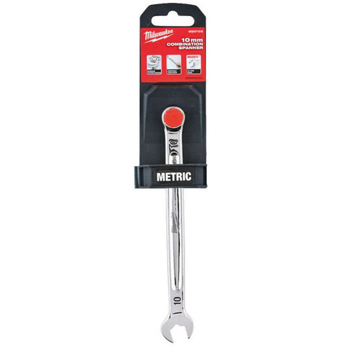 Milwaukee 4932471518 Maxbite 10mm Combination Spanner - MonkeyTools Milwaukee 4932471518 Maxbite 10mm Combination Spanner - MonkeyTools