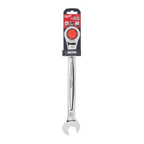 Milwaukee 4932471514 Maxbite 21mm Ratcheting Combination Spanner - MonkeyTools Milwaukee 4932471514 Maxbite 21mm Ratcheting Combination Spanner - MonkeyTools