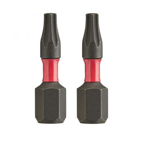 Milwaukee Shockwave Impact Duty Security Torx Screwdriver Bits TXBO15 25mm Pack - MonkeyTools