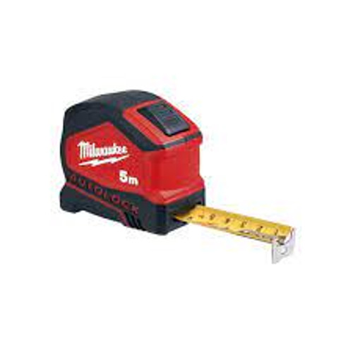 Milwaukee Tape Measure 5m Metric Autolock 25mm Blade Width Pocket Measuring - MonkeyTools