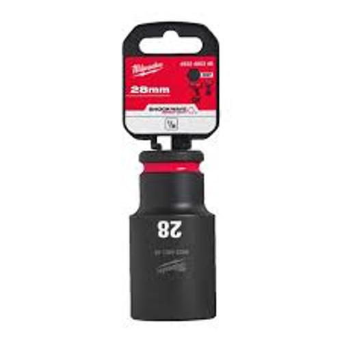 Milwaukee 4932480346 Hex Impact Duty Socket Shockwave 1/2 Deep 28mm - MonkeyTools Milwaukee 4932480346 Hex Impact Duty Socket Shockwave 1/2 Deep 28mm - MonkeyTools