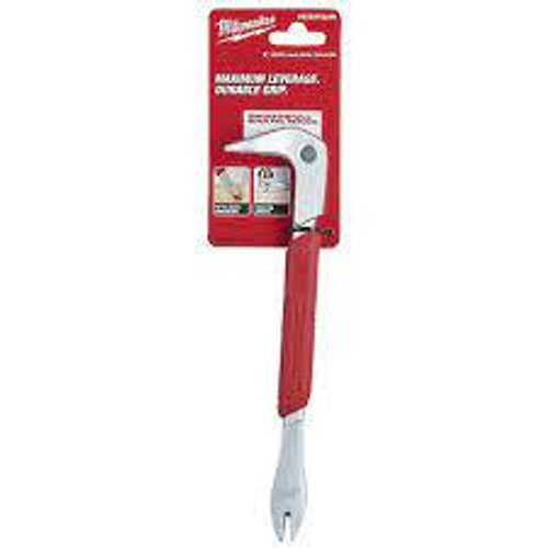 Milwaukee Nail Puller Pry Bar 9in 229mm Low Profile Remover Claw Handle Grip - MonkeyTools Milwaukee Nail Puller Pry Bar 9in 229mm Low Profile Remover Claw Handle Grip - MonkeyTools