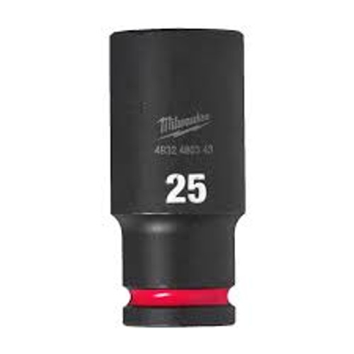 Milwaukee 4932480343 Hex Impact Duty Socket Shockwave 1/2 Deep 25mm - MonkeyTools Milwaukee 4932480343 Hex Impact Duty Socket Shockwave 1/2 Deep 25mm - MonkeyTools