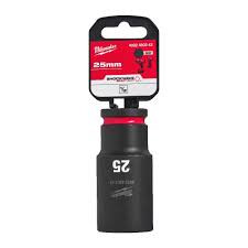 Milwaukee 4932480343 Hex Impact Duty Socket Shockwave 1/2 Deep 25mm - MonkeyTools