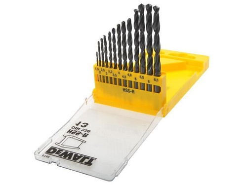 Dewalt DT5912 HSS Jobber Drill Bit Set 13 Piece DT5912-QZ Metal Steel Iron - MonkeyTools