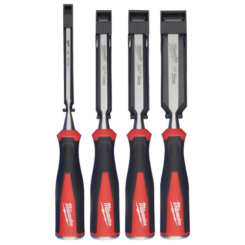 Milwaukee Beveled Edge Chisels Set 4 Piece 4932479897 - SPL - MonkeyTools Milwaukee Beveled Edge Chisels Set 4 Piece 4932479897 - SPL - MonkeyTools