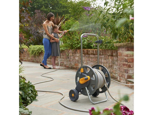 Hozelock 2434 Assembled Hose Reel Cart With 30m Hose And All Fittings Garden - MonkeyTools Hozelock 2434 Assembled Hose Reel Cart With 30m Hose And All Fittings Garden - MonkeyTools