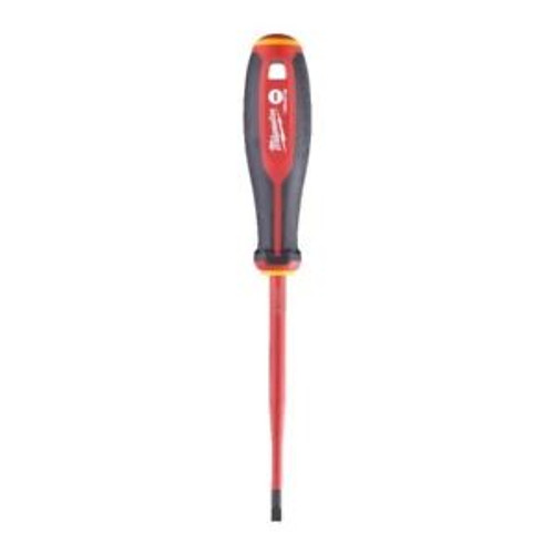 Milwaukee - Tri-Lobe VDE Screwdriver - Slotted 1.0 x 5.5 x 125 - MonkeyTools Milwaukee - Tri-Lobe VDE Screwdriver - Slotted 1.0 x 5.5 x 125 - MonkeyTools