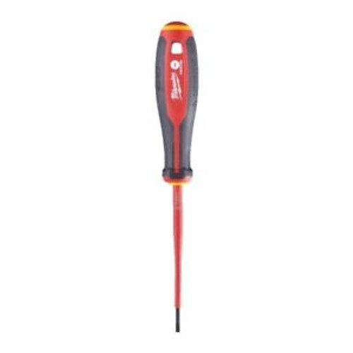 Milwaukee - Tri-Lobe VDE Screwdriver - Slotted 0.5 x 3 x 100 - MonkeyTools Milwaukee - Tri-Lobe VDE Screwdriver - Slotted 0.5 x 3 x 100 - MonkeyTools