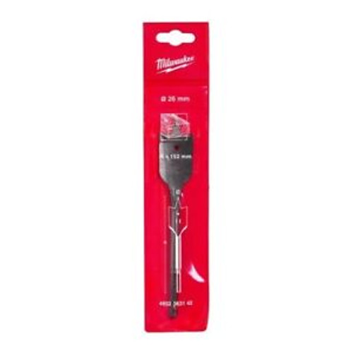 Genuine Milwaukee 4932363142 26mm x 160mm 3 Flat Shank Multi Material Drill Bit - MonkeyTools
