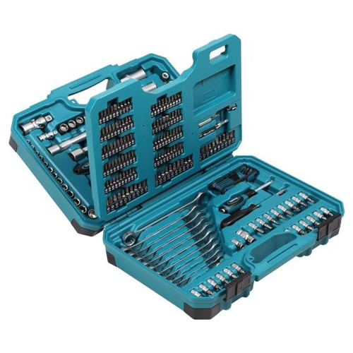 Makita E-10883 221 Piece General Maintenance Kit Spanner Socket Screwdriver Set - MonkeyTools