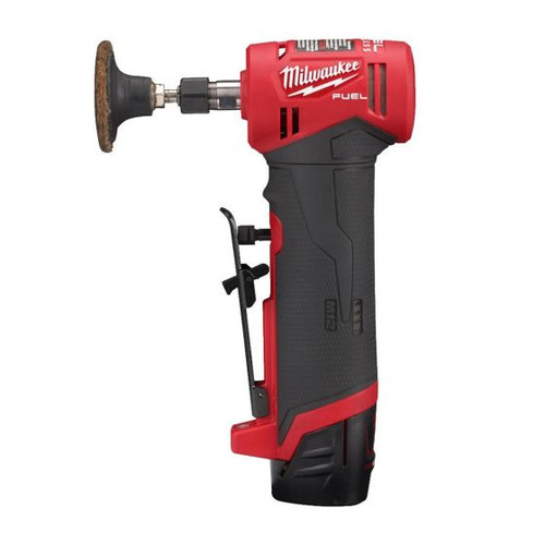 Milwaukee M12 FDGA-422B 12v Angled Die Grinder Inc 1x 2.0Ah & 1x 4.0Ah Batts - MonkeyTools