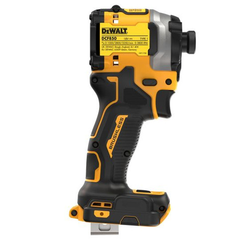 DEWALT DCF850N 18V Impact Driver (Body Only) - Yellow/Black - MonkeyTools