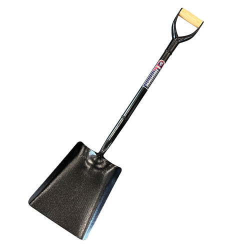 Spear & Jackson 2002WORK Workhorse No.2 Square Mouth Tubular Shovel - MonkeyTools Spear & Jackson 2002WORK Workhorse No.2 Square Mouth Tubular Shovel - MonkeyTools
