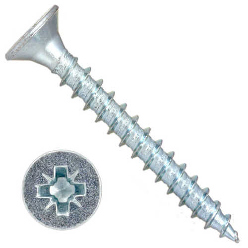 3mm Wood Screws Pozi Flat Countersunk Zinc - MonkeyTools 3mm Wood Screws Pozi Flat Countersunk Zinc - MonkeyTools