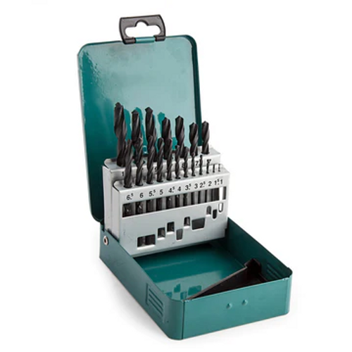 Makita D-54081 HSS-R Metal Drill Bit Set 19 Piece - MonkeyTools