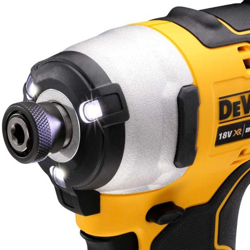 DEWALT DCF809NT 18V XR BRUSHLESS COMPACT IMPACT DRIVER BODY ONLY IN TSTAK CARRY CASE - MonkeyTools