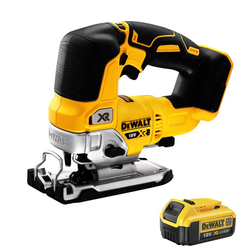 Dewalt DCS334N 18V Brushless Top Handle Jigsaw with 1 x 4.0Ah Battery Dewalt DCS334N 18V Brushless Top Handle Jigsaw with 1 x 4.0Ah Battery