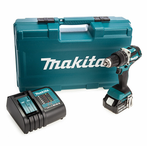 Makita DHP484STX5-X 18V Brushless Combi Drill With 5.0Ah Battery DC18SD & 101pc accessory set Makita DHP484STX5-X 18V Brushless Combi Drill With 5.0Ah Battery DC18SD & 101pc accessory set
