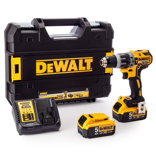 Dewalt DCD796P2 18V XR Brushless Combi Drill With 2 x 5.0Ah Batteries Charger In Case - SPL - MonkeyTools