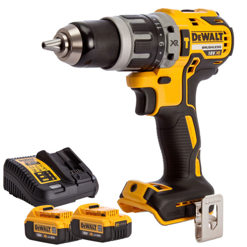 Dewalt DCD796N 18v Brushless 2 Speed Combi Drill With 2 x 4.0Ah Batteries & Charger - MonkeyTools