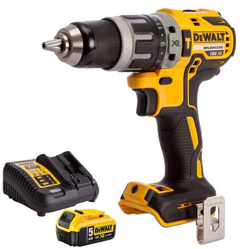 Dewalt DCD796N 18v Brushless 2 Speed Combi Drill With 1 x 5.0Ah Battery & Charger - MonkeyTools