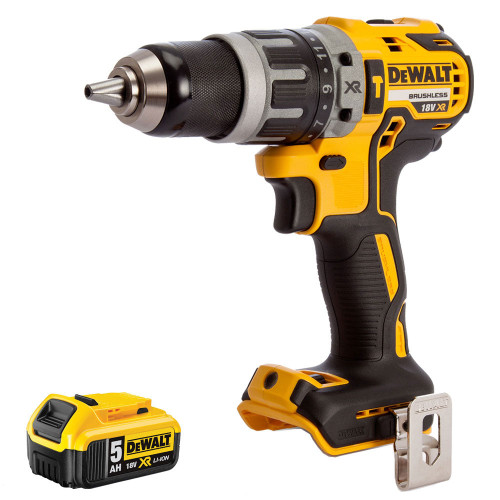 Dewalt DCD796N 18v XR Brushless 2 Speed Combi Drill With 1 x 5.0Ah Battery - MonkeyTools