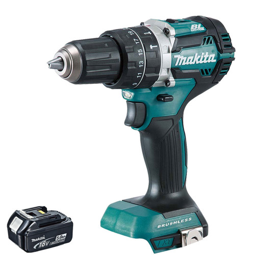 Makita DHP484Z 18V LXT Cordless Brushless Combi Drill with 1 x 5.0Ah Battery - MonkeyTools