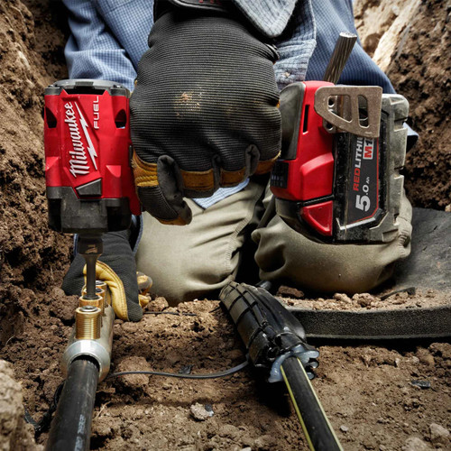 Milwaukee M18FIW2F38-0X 18V Fuel Brushless 3/8" Friction Ring Impact Wrench with 2 x 5.0Ah Battery & Charger Milwaukee M18FIW2F38-0X 18V Fuel Brushless 3/8" Friction Ring Impact Wrench with 2 x 5.0Ah Battery & Charger