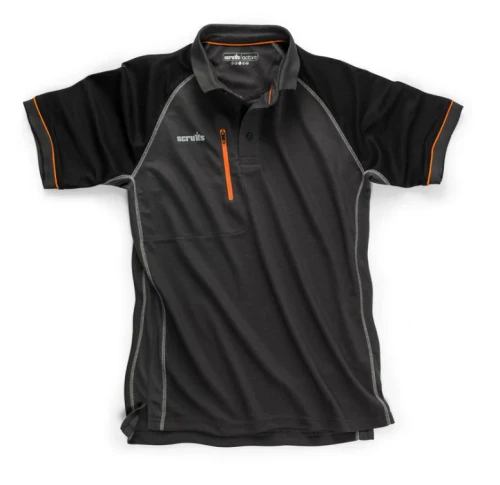 Scruffs Trade Active Polo - Graphite