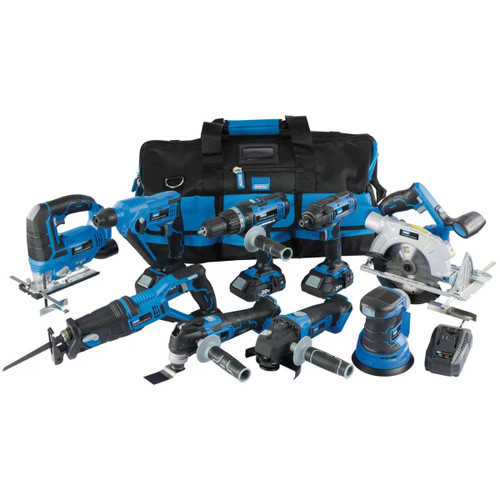 Draper PTK920VMK 20V Power Tool Storm Force Cordless Kit 9 Piece 17763 - MonkeyTools