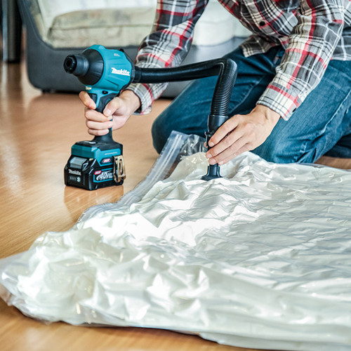 Makita AS001GZ 40V Brushless Dust Blower With 1 x 2.5Ah Battery Charger & Bag - MonkeyTools