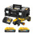 Dewalt DCG409H2T 18V XR Brushless 125mm Grinder with 2 x 5.0Ah Powerstack Batteries, Charger & TSTAK Case - MonkeyTools