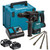 Makita DHR243RTJ 18V Brushless SDS+ Rotary Hammer Drill With 2 x 5.0Ah Battery, Charger & 4 Piece Chisel - MonkeyTools