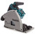 Makita DSP600ZJ 36V Brushless 165mm Plunge Saw with 2 x 1.5m Guide Rail & Case + Rail Bag - MonkeyTools