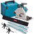 Makita DSP600ZJ 36V Brushless Plunge Saw + 2 x Guide Rail, Connector & Clamp Set - MonkeyTools
