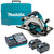 Makita HS009GT201 40V XGT Brushless 235mm Circular Saw with 2 x 5.0Ah Battery & Charger - MonkeyTools