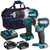 Makita DLX2507MJ 18V Brushless Twin Pack Combi Drill & Impact Driver With 2 x 4.0Ah Battery Charger & Bag - MonkeyTools