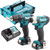 Makita CLX224AJ 12V Max CXT 2 Piece Cordless Kit With 2 x 2.0Ah Batteries & Charger In Case - MonkeyTools
