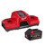 Milwaukee M18FB6 18V 6.0Ah FORGE RedLithium-Ion Battery with Dual Bay Super Charger - MonkeyTools