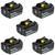 Makita BL1860Bx5 18V LXT Li-ion 6.0Ah Genuine Battery 197422-4 Pack of 5 - MonkeyTools