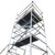 4.2 M Narrow Alloy Tower (1.8 M Deck) Hire - MonkeyTools 4.2 M Narrow Alloy Tower (1.8 M Deck) Hire - MonkeyTools