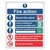NON PHOTOLUMINESCENT "FIRE ACTION PROCEDURE" SIGN 300MM X 250MM - MonkeyTools NON PHOTOLUMINESCENT "FIRE ACTION PROCEDURE" SIGN 300MM X 250MM - MonkeyTools