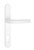 MILA PROLINEA TYPE B LEVER DOOR HANDLES PAIR WHITE - MonkeyTools MILA PROLINEA TYPE B LEVER DOOR HANDLES PAIR WHITE - MonkeyTools