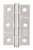 ECLIPSE POLISHED CHROME GRADE 7 FIRE RATED BALL BEARING HINGES 76MM X 51MM 2 PACK - MonkeyTools