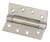 ECLIPSE SATIN STAINLESS STEEL UNGRADED FIRE RATED ADJUSTABLE SELF-CLOSING HINGES 102MM X 76MM 2 PACK - MonkeyTools