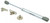 HAFELE MATT NICKEL GAS-PISTON STAY 268MM - MonkeyTools HAFELE MATT NICKEL GAS-PISTON STAY 268MM - MonkeyTools