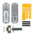 CODELOCKS FIRE RATED PUSH-BUTTON LOCK WITH MORTICE LATCH 38MM - MonkeyTools CODELOCKS FIRE RATED PUSH-BUTTON LOCK WITH MORTICE LATCH 38MM - MonkeyTools