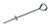 EYE BOLT STEEL 1/4" X 150MM - MonkeyTools EYE BOLT STEEL 1/4" X 150MM - MonkeyTools