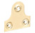 PLAIN MIRROR PLATES ELECTRO BRASS 38MM X 38MM X 38MM 10 PACK - MonkeyTools PLAIN MIRROR PLATES ELECTRO BRASS 38MM X 38MM X 38MM 10 PACK - MonkeyTools